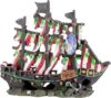 Penn-Plax Striped Sail Shipwreck Aquarium Decoration
