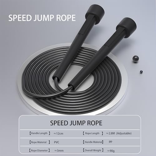 Sufeasdf Adjustable Tangle Free Jump Rope Set - Image 4