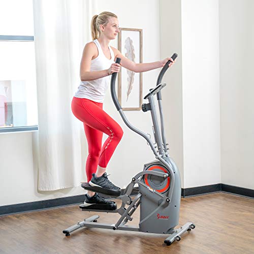 Sunny Health & Fitness Cardio Climber Stepping Elliptical Machine - Image 2
