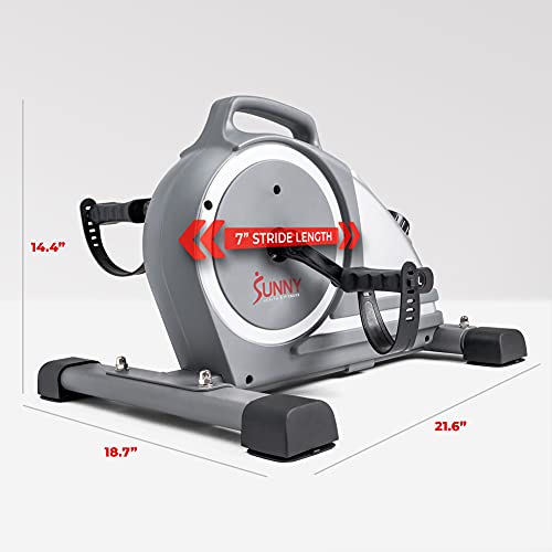Sunny Health & Fitness Dual Function Under-Desk Bike Trainer - Image 4