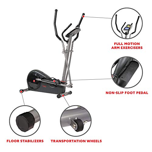 Sunny Health & Fitness Full Body Workout Elliptical Trainer - Image 4