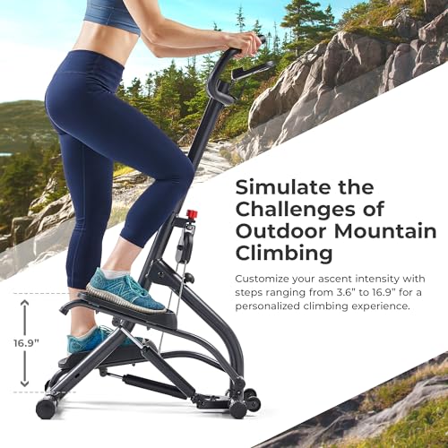 Sunny Health & Fitness Stair Stepper With Handlebar, Height-Adjustable - Image 3