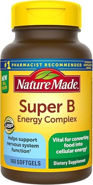 Nature Made Super B Energy Complex, 160 Softgels