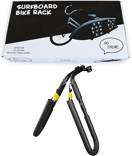 Ho Stevie! Surfboard Bike Rack - Choose Color