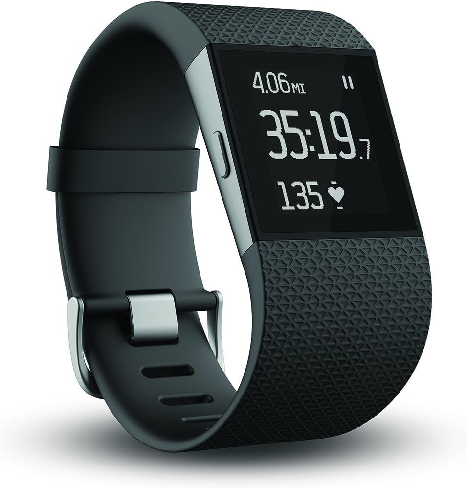 Fitbit Surge Fitness Superwatch, Black, Small