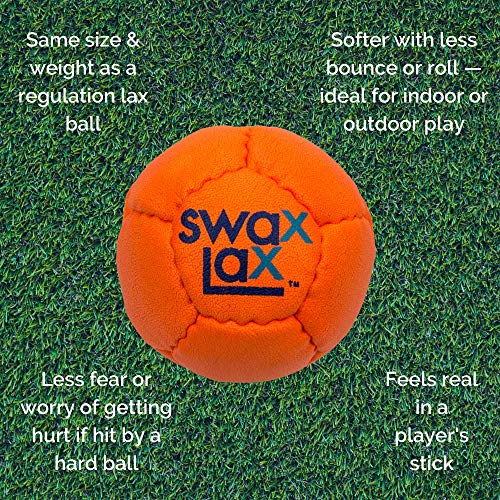 SWAX LAX Lacrosse Training Ball - Indoor Outdoor - Image 3