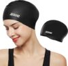 Aegend Swim Caps For Long Hair, Durable Silicone