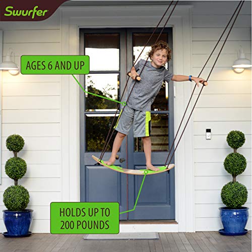 Swurfer Stand Up Tree Swing With Adjustable Handles - Image 3