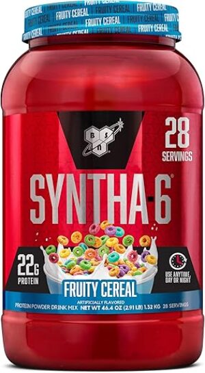 BSN Syntha-6 Whey Protein Powder, Fruity Cereal