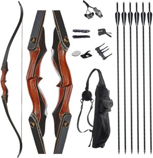 TOPARCHERY Takedown Recurve Bow And Arrow Set