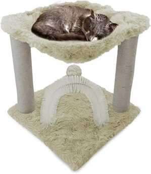 Furhaven Tall Cat Playground With Scratching Posts