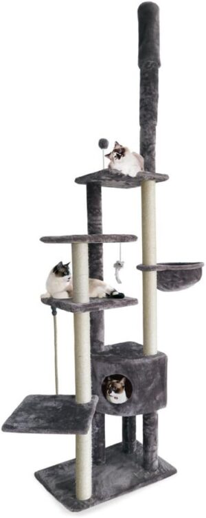 Furhaven Tall Cat Tree For Indoor Cats