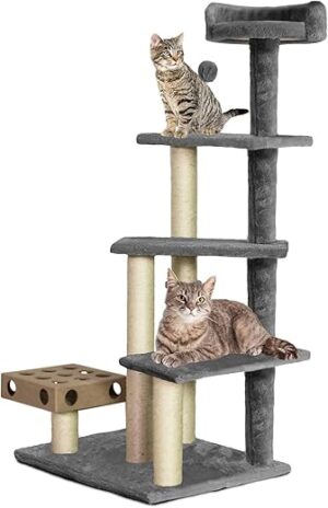 Furhaven Tall Cat Tree With Sisal Posts