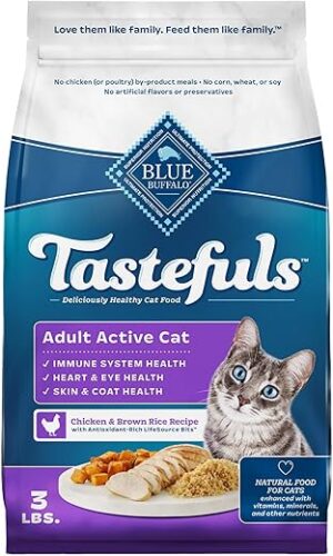 Blue Buffalo Tastefuls Active Cat Dry Food, Chicken Recipe