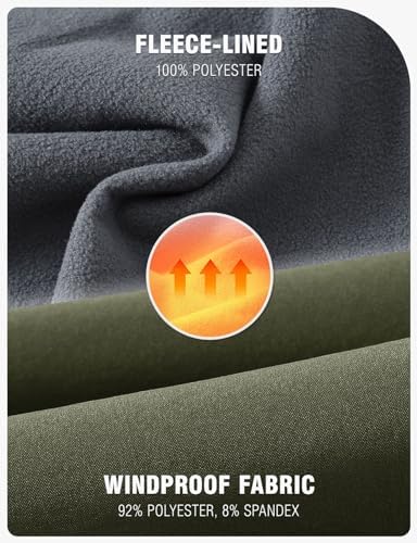 TBMPOY Men's Waterproof Fleece Lined Ski Pants - Image 3