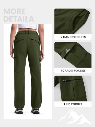 TBMPOY Women's Waterproof Windproof Hiking Pants - Image 4