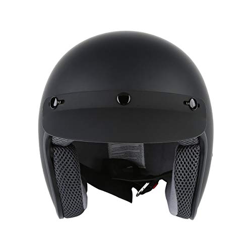 TCMT Adult 3/4 Open Face Motorcycle Helmet - Image 4