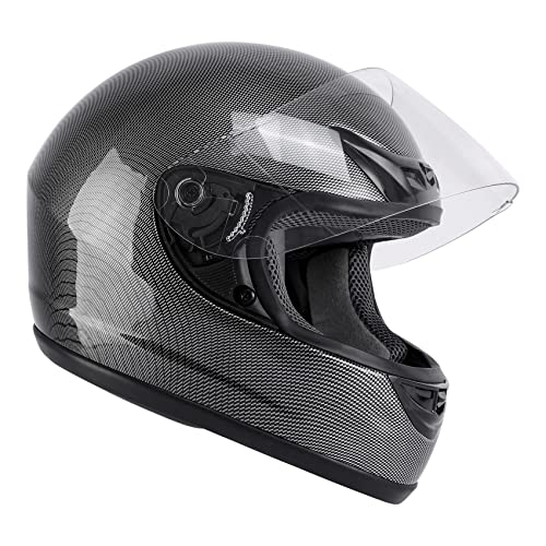 TCMT Carbon Fiber Full Face Helmet DOT Approved - Image 5