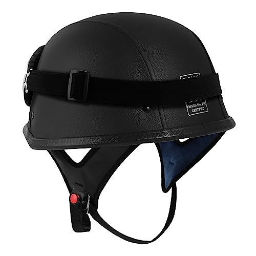 TCMT Dot Adult German Style Half Helmet - Image 5