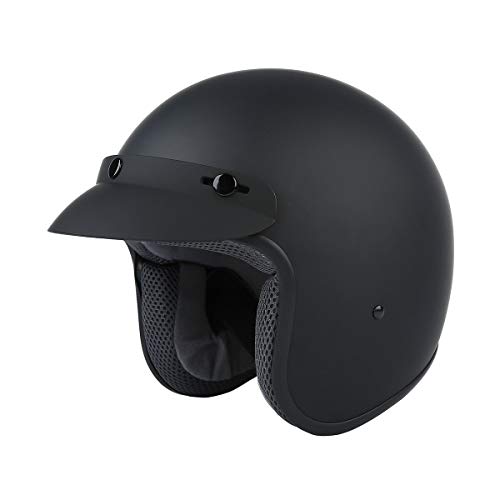 TCMT Motorcycle 3/4 Open Face Helmet DOT Approved - Image 3