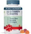 SmartyPants Teen Guy Multivitamin Gummies: Omega 3, 120