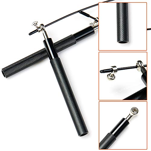 TEFEIMEI Adjustable Speed Skipping Rope With Aluminium Handle - Image 4