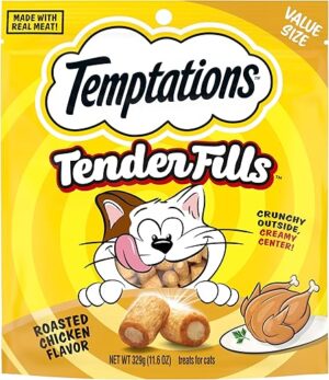 Temptations Tender Fills Cat Treats, Chicken Flavor