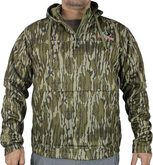 EHG Elite Teton 3 Pocket Camo Quarter Zip Hoodie