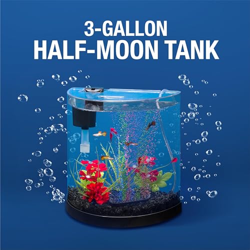 Tetra ColorFusion Half-Moon Aquarium Kit, 3 Gallons - Image 5