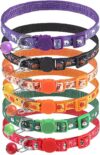 PUPTECK Thanksgiving Cat Collar 6 Packs Breakaway