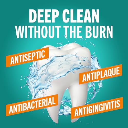 TheraBreath Deep Clean Antigingivitis Mouthwash, Fresh Mint, 16 fl oz - Image 3