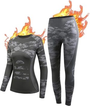 NOOYME Thermal Underwear Base Layer Women