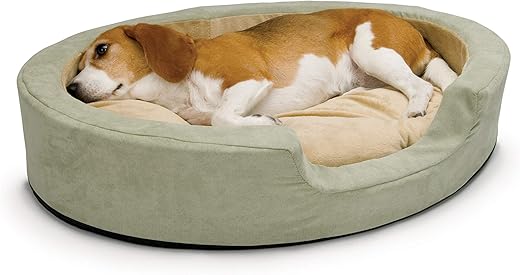 K&H Pet Products Thermo-Snuggly Heated Cuddler Pet Bed