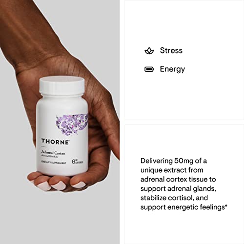 THORNE Adrenal Cortex Supplement For Cortisol Management - Image 4
