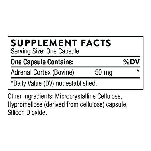 THORNE Adrenal Cortex Supplement For Cortisol Management - Image 2