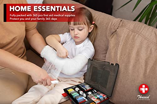 THRIAID First Aid Kit, Durable Hard Case - Image 5