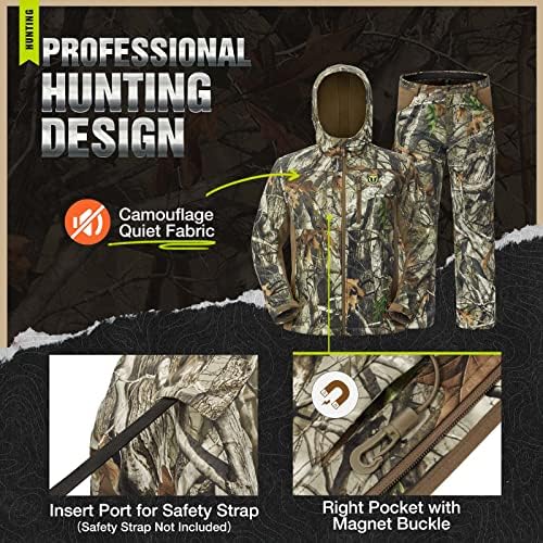 TIDEWE Hunting Clothes with Fleece Lining, Water Resistant - Image 2
