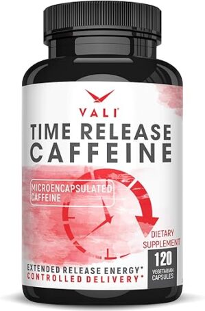 VALI Time Release Caffeine 100mg Pills