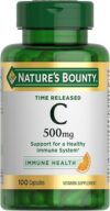 Nature’s Bounty Time Released Vitamin C Supplement, 500mg, 100 Capsules