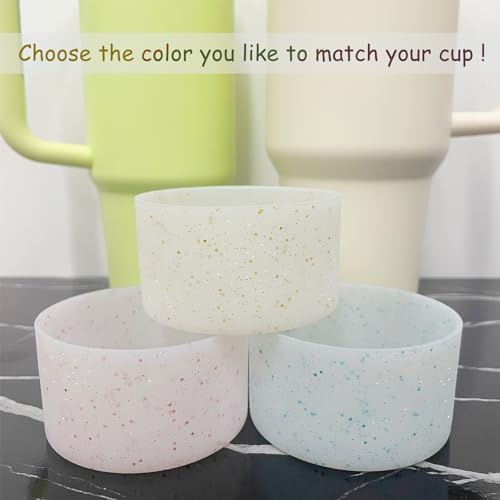 TLCFSHANGJIA Glitter Silicone Boot Sleeve for Tumbler - Image 5