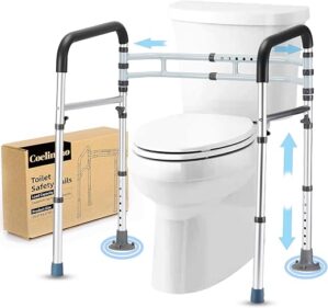 Coelineao Toilet Safety Rail – Adjustable Detachable Frame