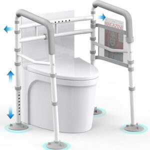 Agrish Toilet Safety Rails – Adjustable Width & Height