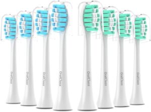 OralClass Toothbrush Heads – Medium Soft, 8 Pack
