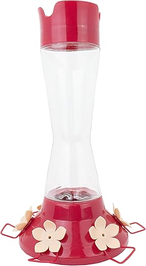 Perky-Pet Top-Fill Pinch-Waist Glass Hummingbird Feeder 9202-2