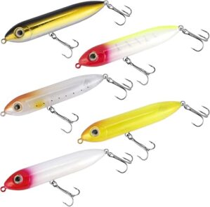 Alwonder Topwater Fishing Lures Kit for Bass