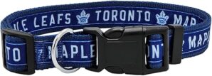Pets First Toronto Maple Leafs Adjustable Collar, Large