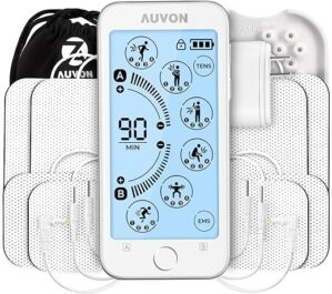 AUVON Touchscreen TENS Unit Muscle Stimulator