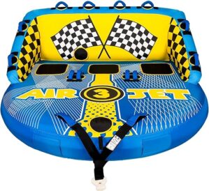 KMJETNIVY Towable Inflatable Boat Tube, Heavy-Duty