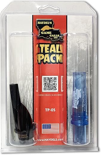 Haydel's Game Calls Inc. TP-05 Teal Duck Call Pack
