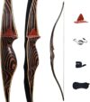 Deerseeker Outdoor Traditional Bow With Bamboo Core Limbs